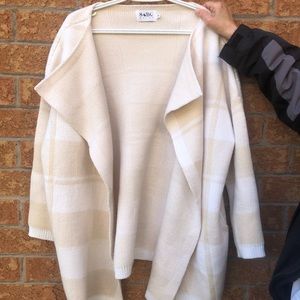BRAND NEW Sabo Skirt Cream and White Plaid Jacket